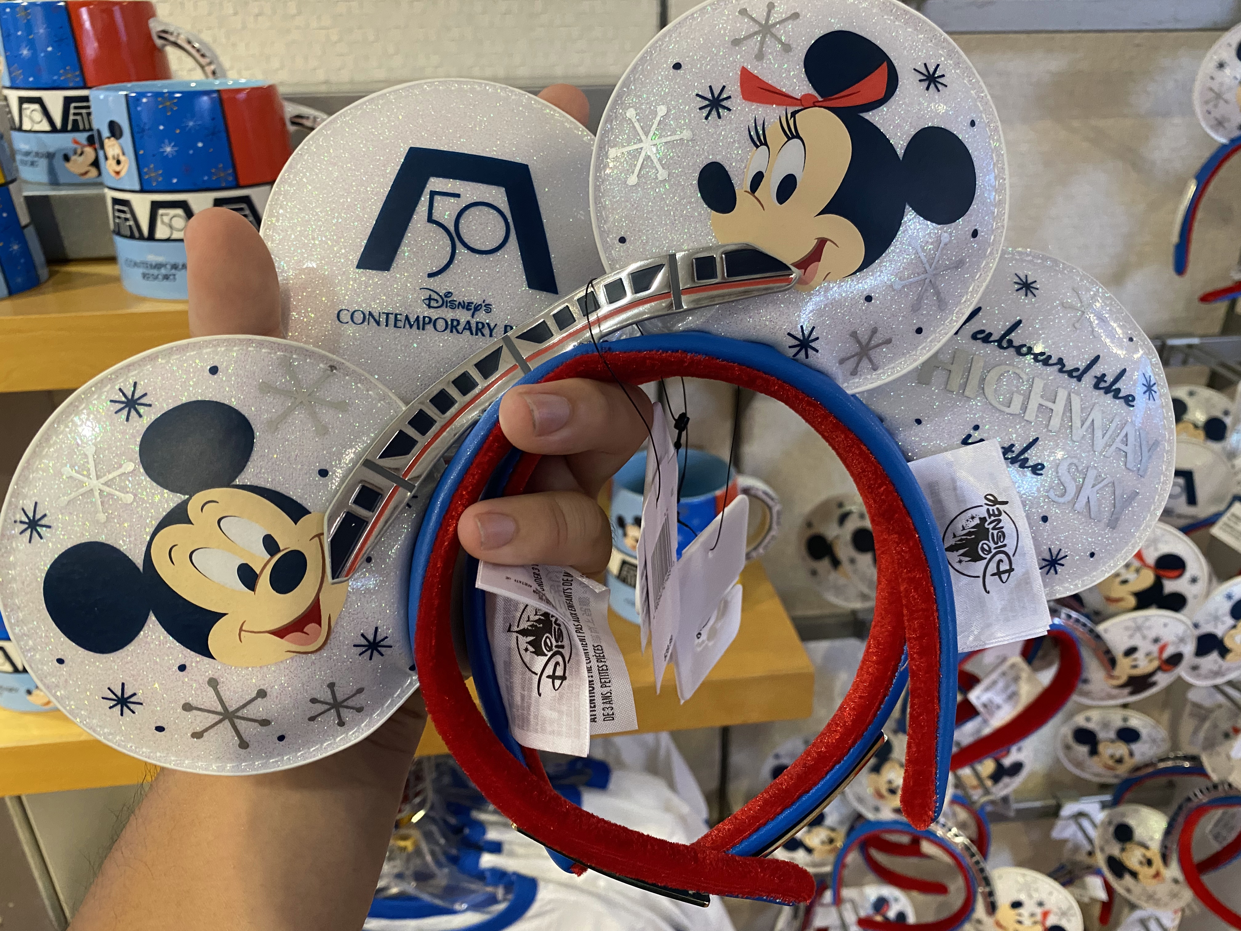 Wdwグッズ 最新ミミ情報 コンテンポラリー50周年ラウンジフライカチューシャ発売 Disneyworldfan Jp