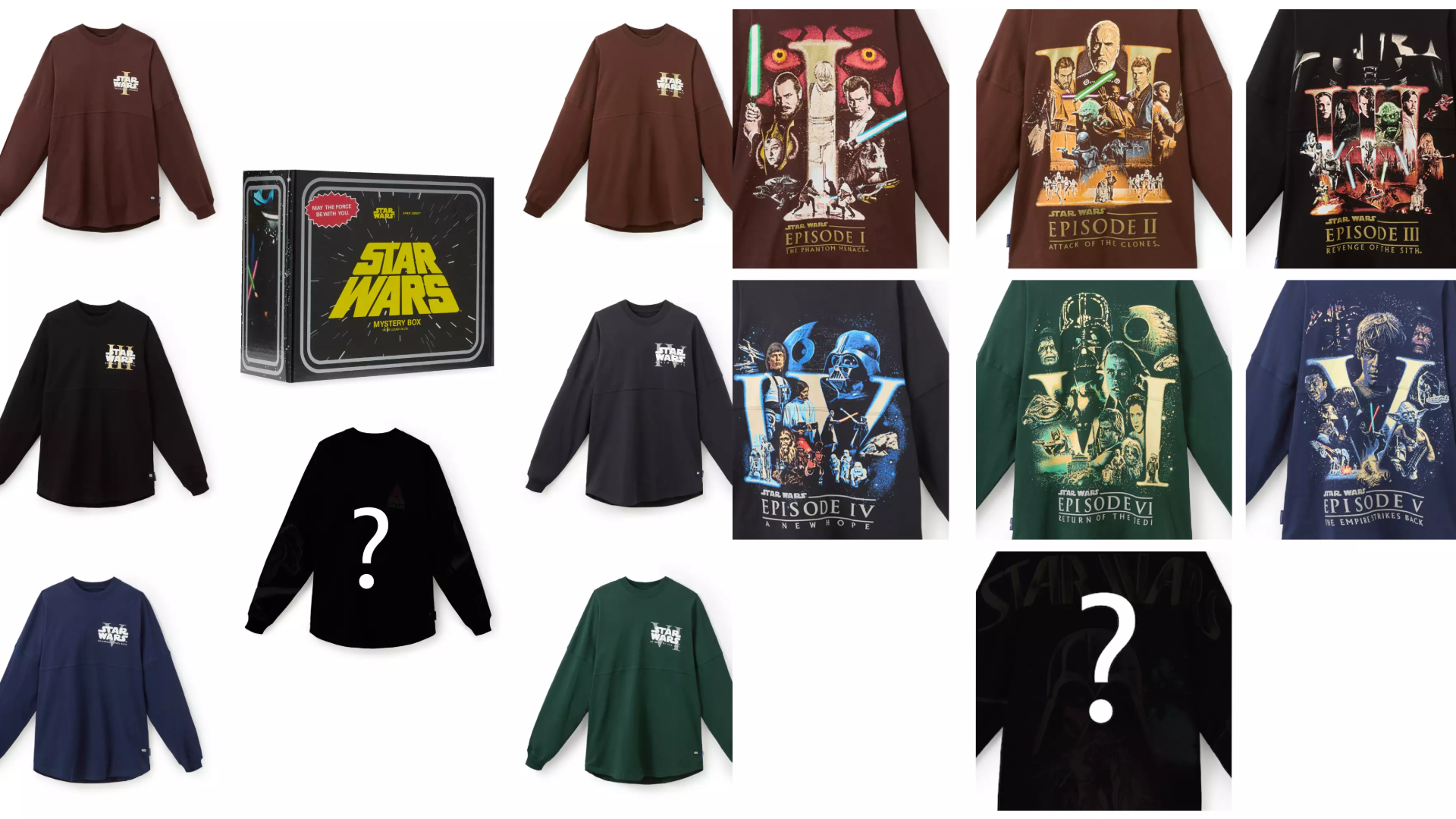 スターウォーズ スピリットジャージー ミステリーボックス US Sサイズ スター・ウォーズ新作】Spirit Jerseyミステリーボックス登場！全7種